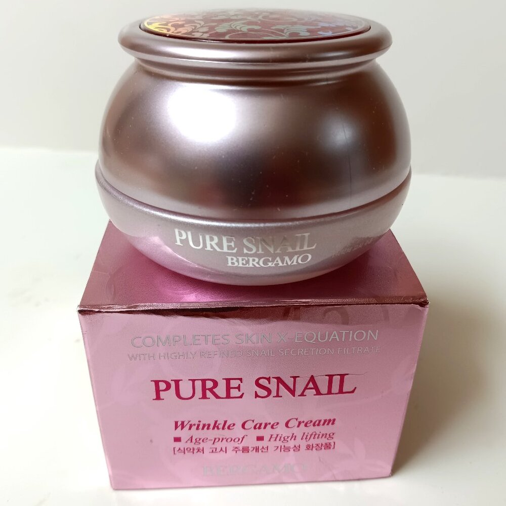 BERGAMO. Pure Snail Wrinkle Care Cream - 50 g / 1.7 oz.